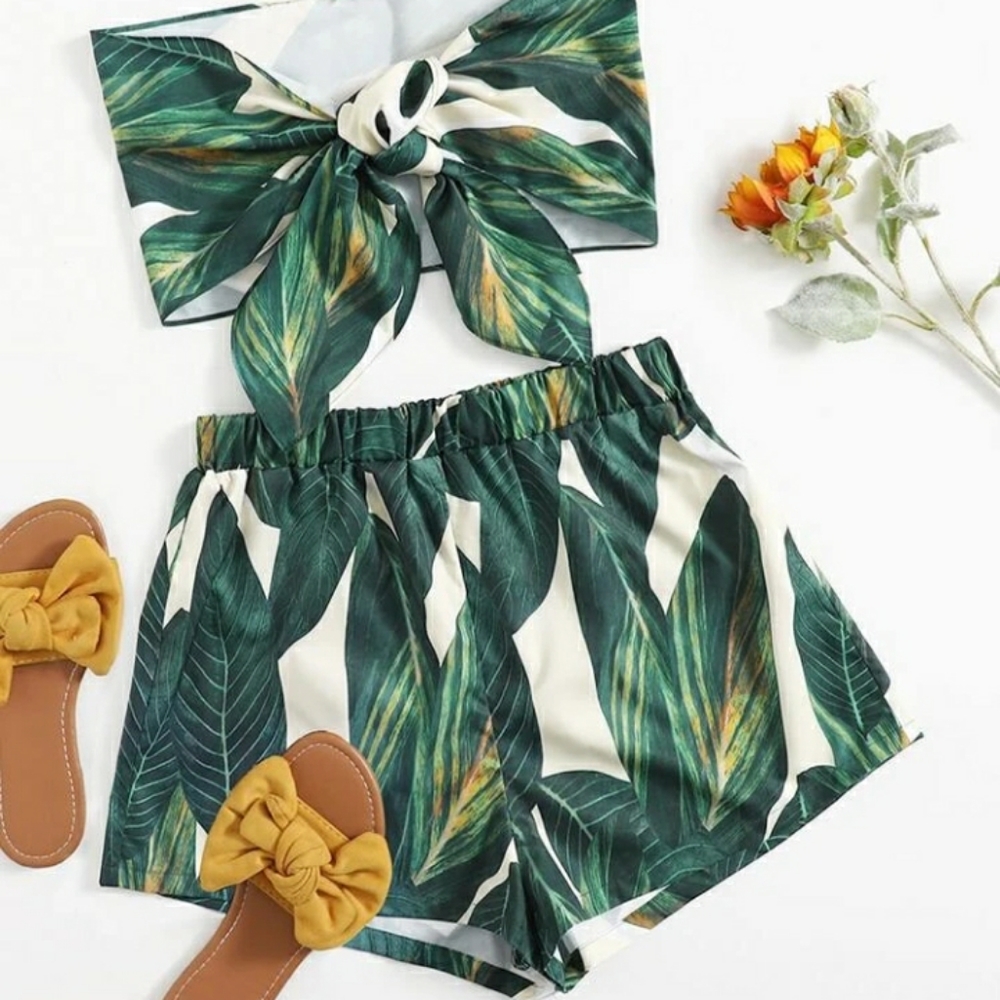 Two piece floral set